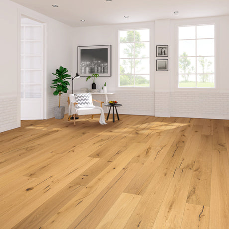 Signature Antique Oak Flooring - 190mm – Heavy Brushed Natural Oak