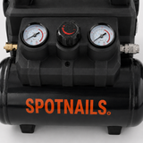 Spotnails Compact Silent 18V Cordless Air Compressor – 6L