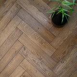 Staki Walnut Herringbone Rustic LED Oil (0.80sqm pack) - Image 2