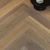 Staki York Herringbone Rustic Oak LED Oil (0.80sqm pack)