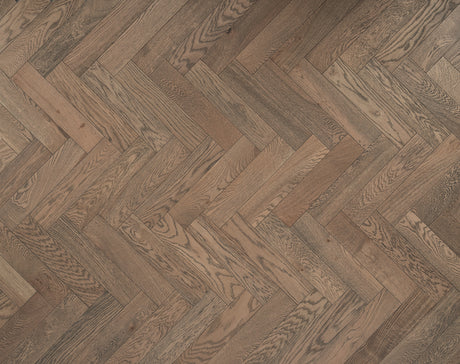 Frozen Umber herringbone