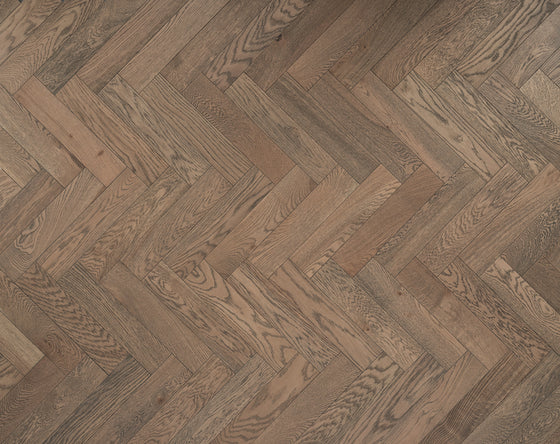 Frozen Umber herringbone