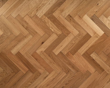 Deco Smoked Oak Herringbone wood floors