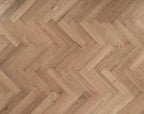 White Smoked Oak herringbone