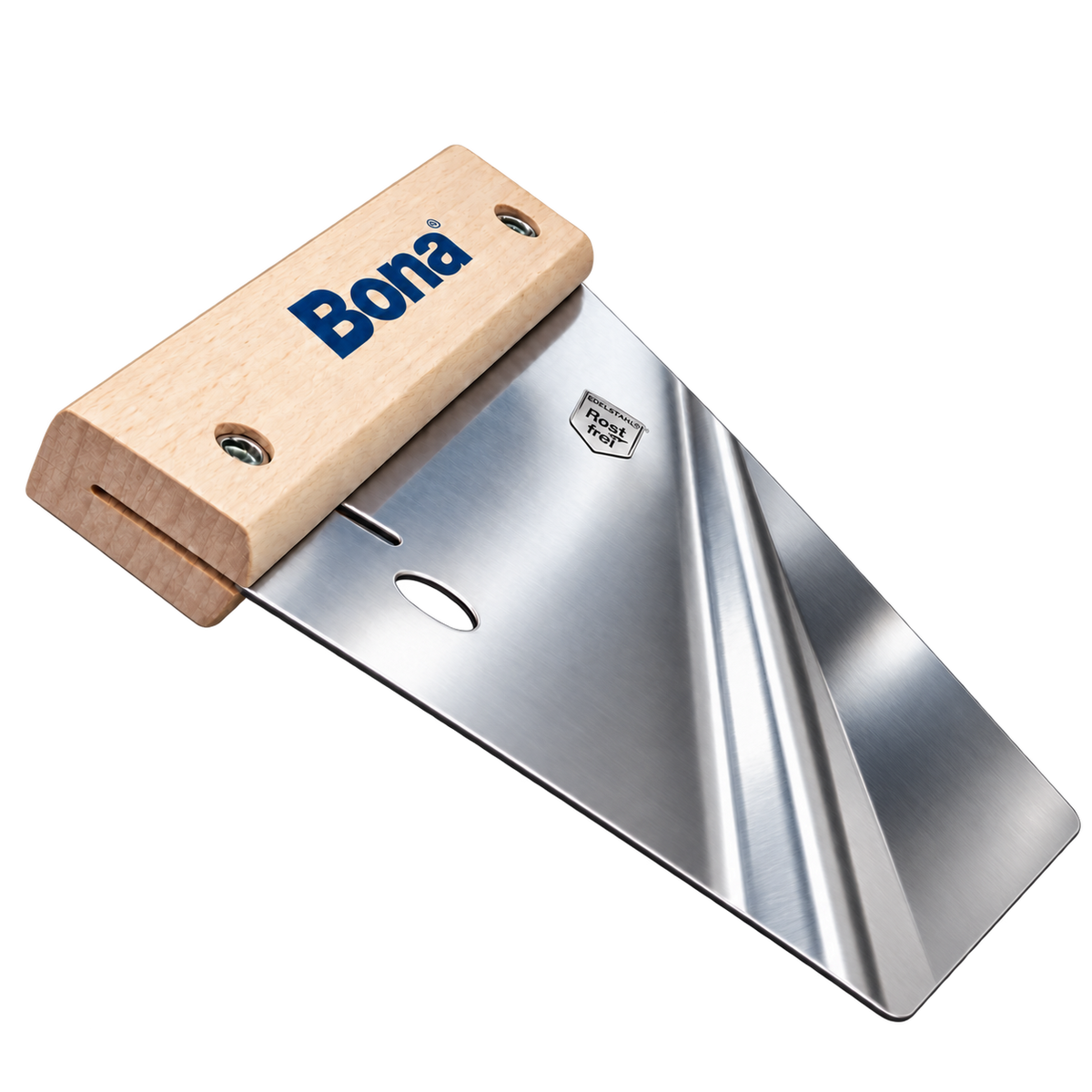 Bona flat bladed trowel side profile