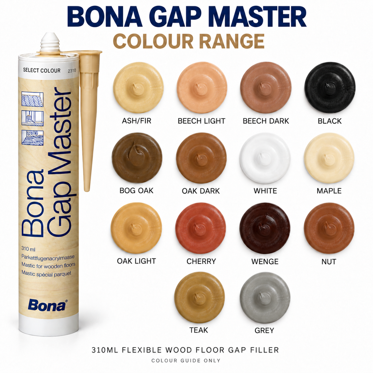 Bona Gap Master Flexible Wood Floor Gap Filler 310ml