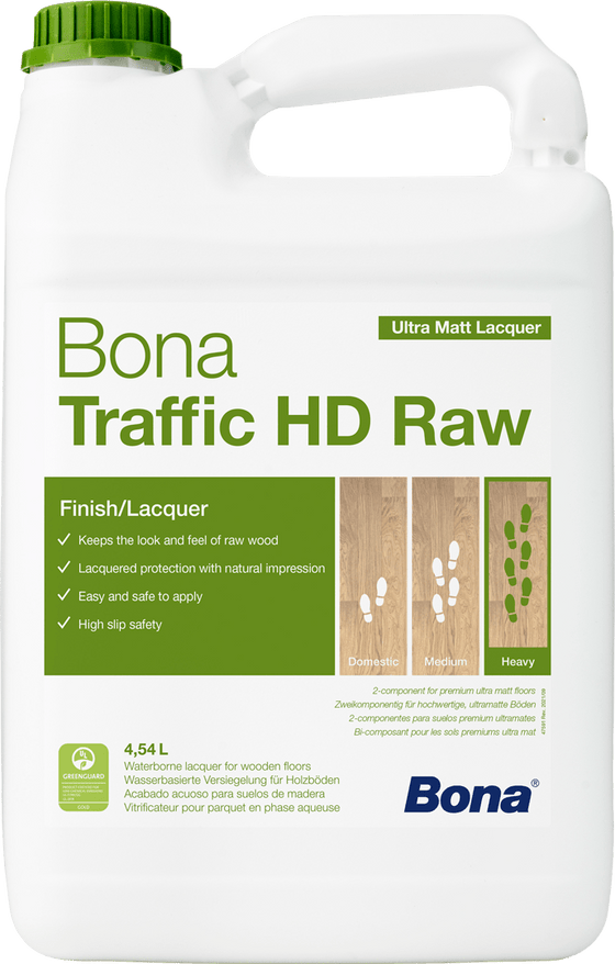 Bona Traffic HD Raw 2K Polyurethane Wood Floor Lacquer 4.95L