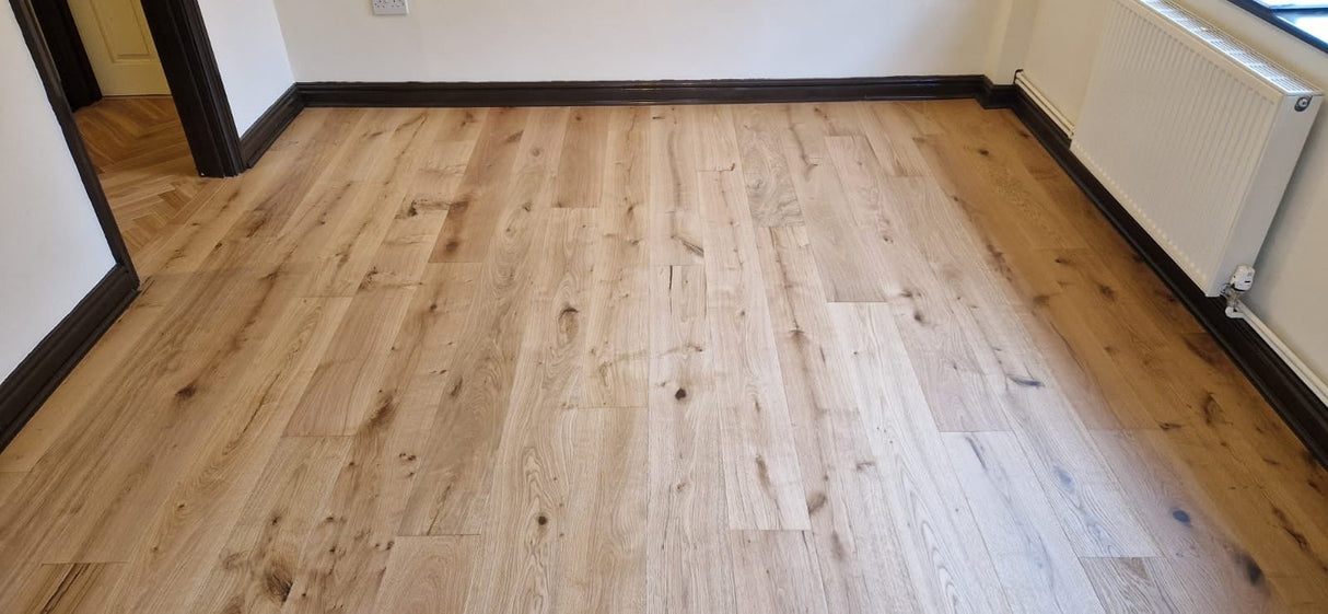 Brushed & Oiled Engineered Rustic Oak 14x190x1900mm (Per Pack 2.888m2) - Wiltshire Wood Flooring Supplies