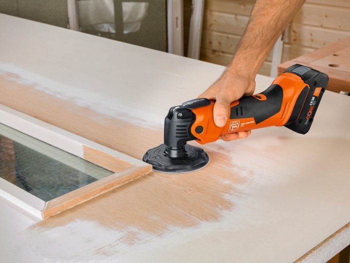 Fein AMM 500 Plus Top 4Ah AS 18V AMPShare Multi Tool Kit - Wiltshire Wood Flooring Supplies