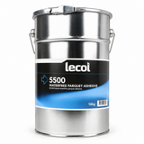 Lecol 5500 Wood Flooring Adhesive 16kg tin with current blue and black label.