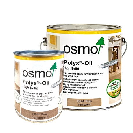 Osmo Polyx Oil Effect - Raw Matt (3044) - Wiltshire Wood Flooring Supplies