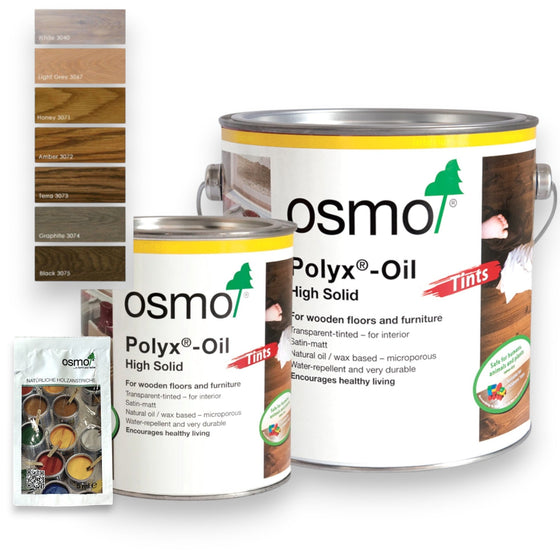 Osmo Polyx -Oil Tints – Tinted Hardwax Oil for Wooden Floors & Furniture