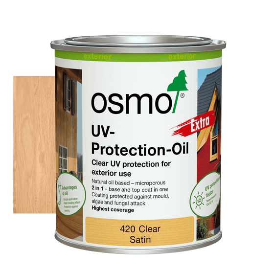 Osmo UV-Protection Oil Extra – Clear Exterior Wood Oil