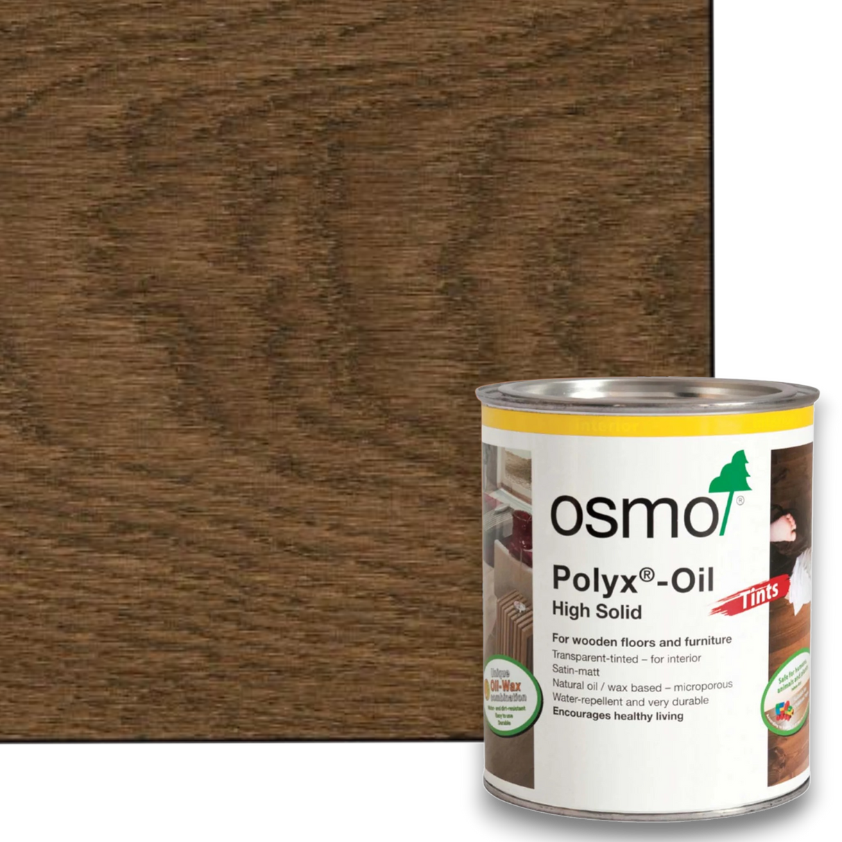 Osmo Polyx -Oil Tints – Tinted Hardwax Oil for Wooden Floors & Furniture