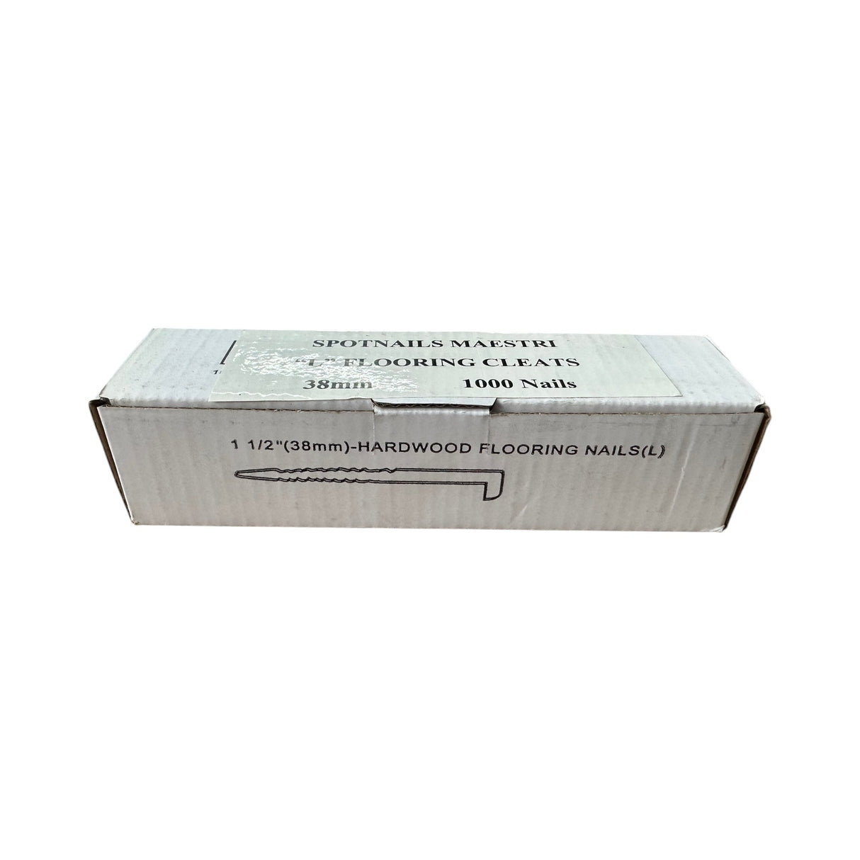 Spotnails L Flooring Nails 38mm Box Of 1000 - Wiltshire Wood Flooring Supplies