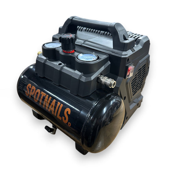 Spotnails SFN19 Coil Nailer & SFC240 Low Noise Compressor Kit (In wheeled Box)