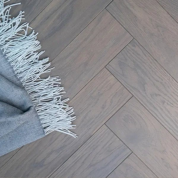 Staki Basalt Herringbone Rustic Oak Led Oil (0.80sqm pack) - Wiltshire Wood Flooring Supplies