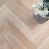 Staki Blanc Herringbone Rustic Oak LED Oil (0.80sqm pack) - Wiltshire Wood Flooring Supplies