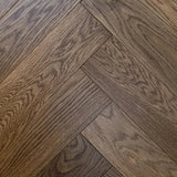 Staki Cuba Lacquered Herringbone Rustic Oak (0.80sqm pack) - Wiltshire Wood Flooring Supplies