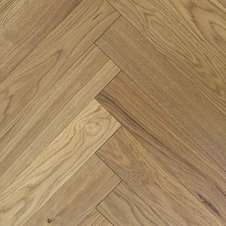 Staki Ely Herringbone Rustic Oak LED Oil (0.80sqm pack) - Wiltshire Wood Flooring Supplies