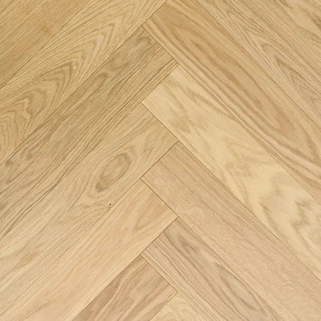Staki Natural Herringbone Rustic Oak LED Oil (0.80sqm pack) - Wiltshire Wood Flooring Supplies