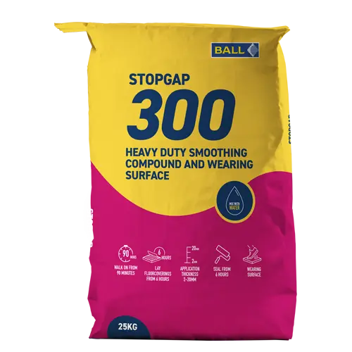 Ball Stopgap 300HD Screed - 25kg - Smoothing Compound