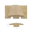 T - Section - Solid Oak Thresholds - Wiltshire Wood Flooring Supplies