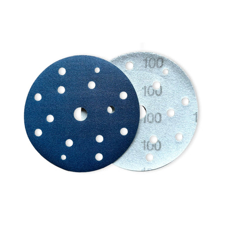 Bona 8300 Blue Zirc Sanding Disc - 150mm 15 Hole - Wiltshire Wood Flooring Supplies