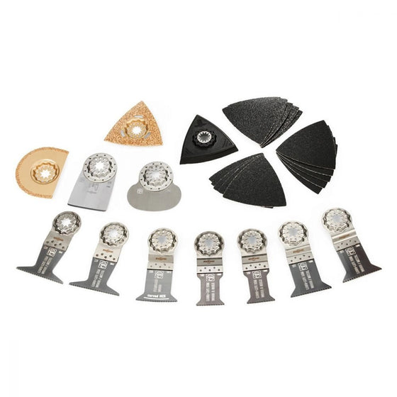 Fein StarLock Best For Renovation 26 Piece MultiTool Accessory Set