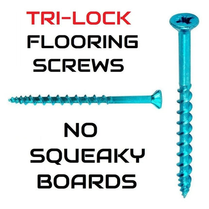 Floor-Tite Tri-Lock Pozi Screw (Box of 200) - Wiltshire Wood Flooring Supplies