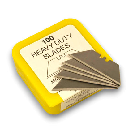 Janser Yellow Box - Heavy Duty Safety Knife Blades (100 Blades) - Wiltshire Wood Flooring Supplies