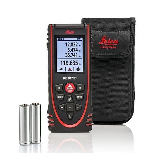 Leica DISTO X3 Professional Bluetooth Laser Distance Measure – 100m