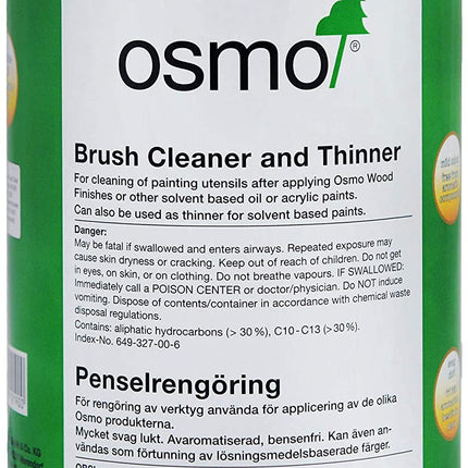 Osmo Brush Cleaner and Thinner (8000) 1L - Wiltshire Wood Flooring Supplies