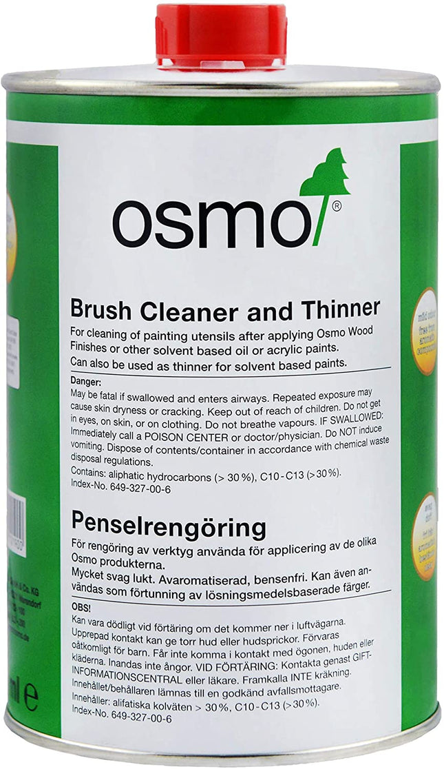 Osmo Brush Cleaner and Thinner (8000) 1L - Wiltshire Wood Flooring Supplies