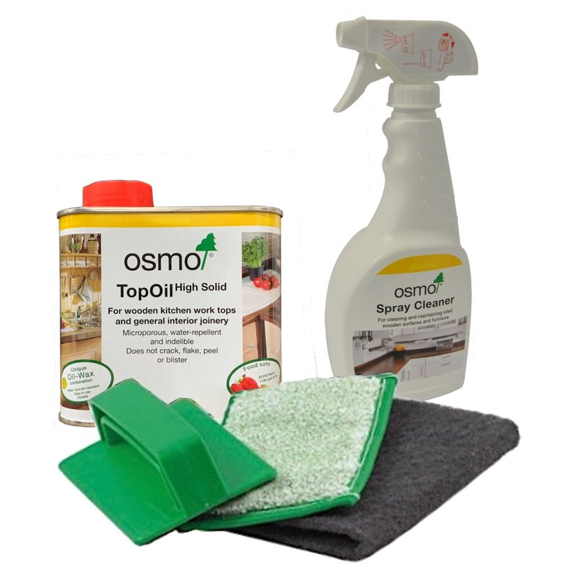 Osmo Top Oil Surface kit (Matt Finish) - Wiltshire Wood Flooring Supplies