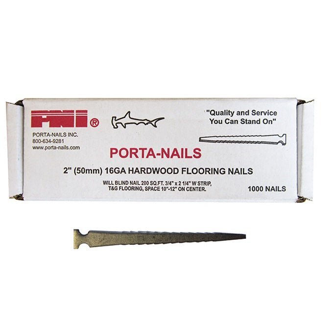 Porta - Nails T - Headed - 38mm/50mm (1000 Per Pack) - Wiltshire Wood Flooring Supplies