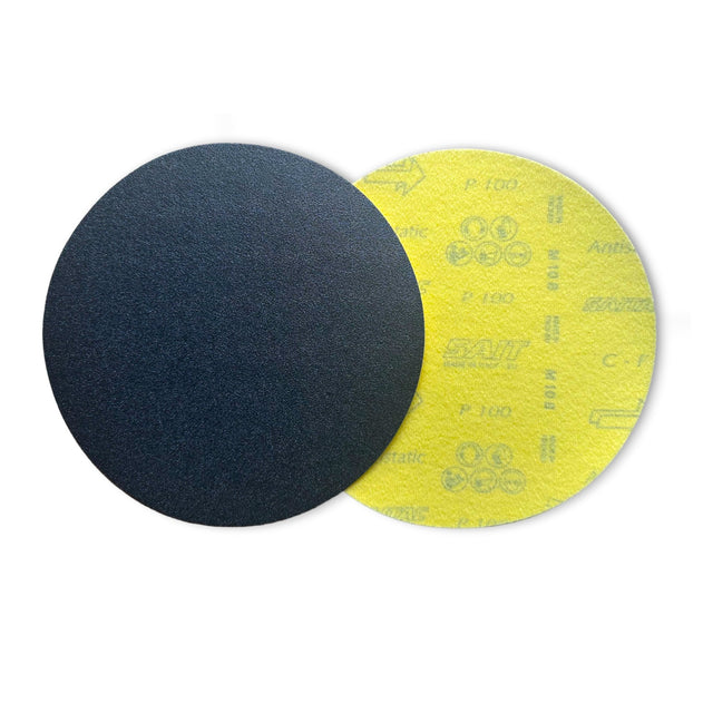 Sait 180mm Silicon Carbide Hook & Loop Velcro Backed Sanding Discs - Wiltshire Wood Flooring Supplies