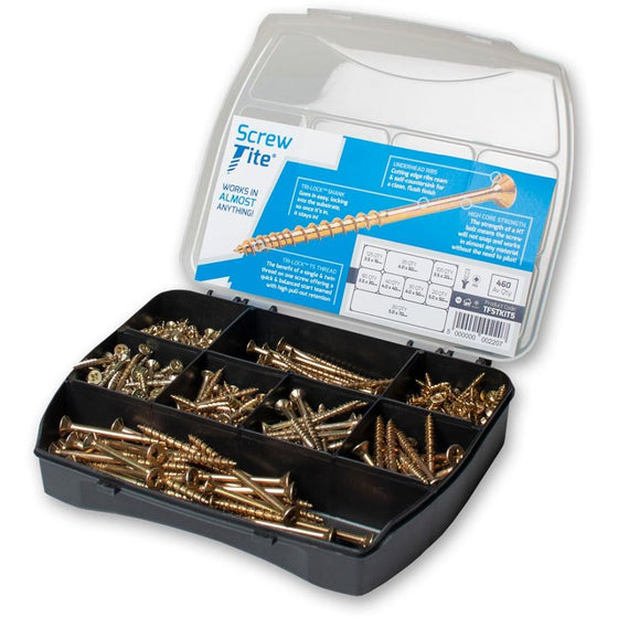 Screw-Tite Compact Organiser (Pack Of 460 Pozi Screws)