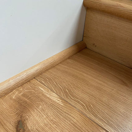 Solid Oak Quadrant Beading - 19x19mm - 2.7m lengths - Pack of 5 - Wiltshire Wood Flooring Supplies
