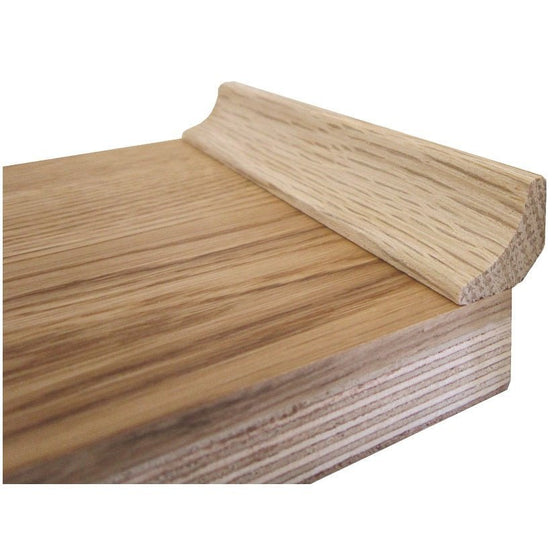 Solid Oak Scotia Beading 19x19mm - 2.4m Lengths - Pack of 5