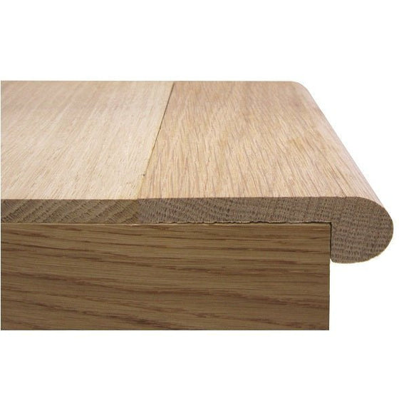 Solid Oak Stair Nosing 82x28mm - 10mm Floors