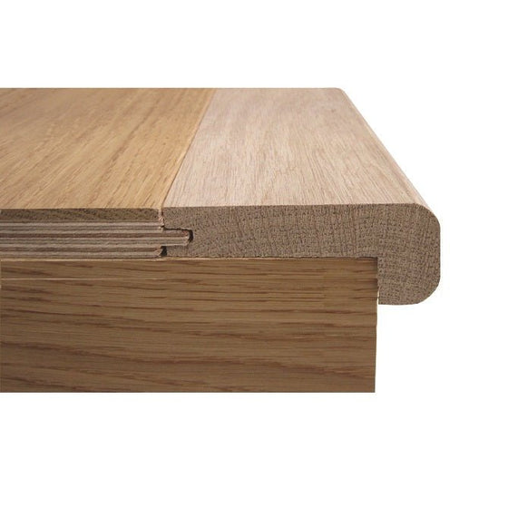 Solid Oak T&G Stair Nosing - 15mm Floors