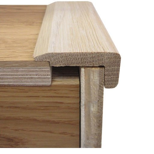 Solid Oak Universal Nosing - 2.7m - Wiltshire Wood Flooring Supplies