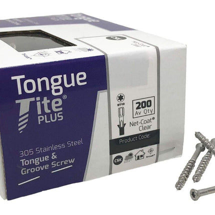 Tongue-Tite Plus Stainless Steel T&G Screw (box of 200) - Wiltshire Wood Flooring Supplies