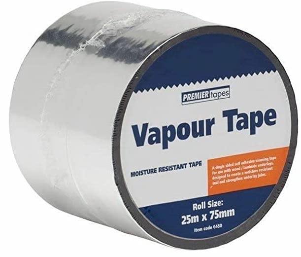 Vapour Tape - 75mm x 25m (Pack of 6) - Wiltshire Wood Flooring Supplies