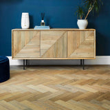 ZB101 Frozen Umber Herringbone (Price Per Pack) - Wiltshire Wood Flooring Supplies