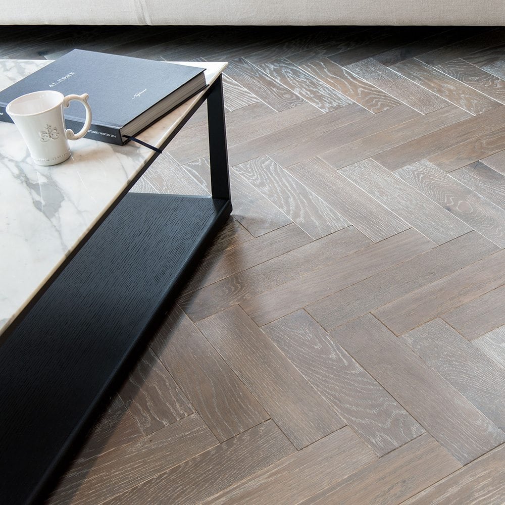 ZB103 Silver Haze Herringbone (Price Per Pack) - Wiltshire Wood Flooring Supplies