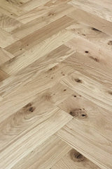ZB108 Natural Oak Herringbone (Price Per Pack) - Wiltshire Wood Flooring Supplies