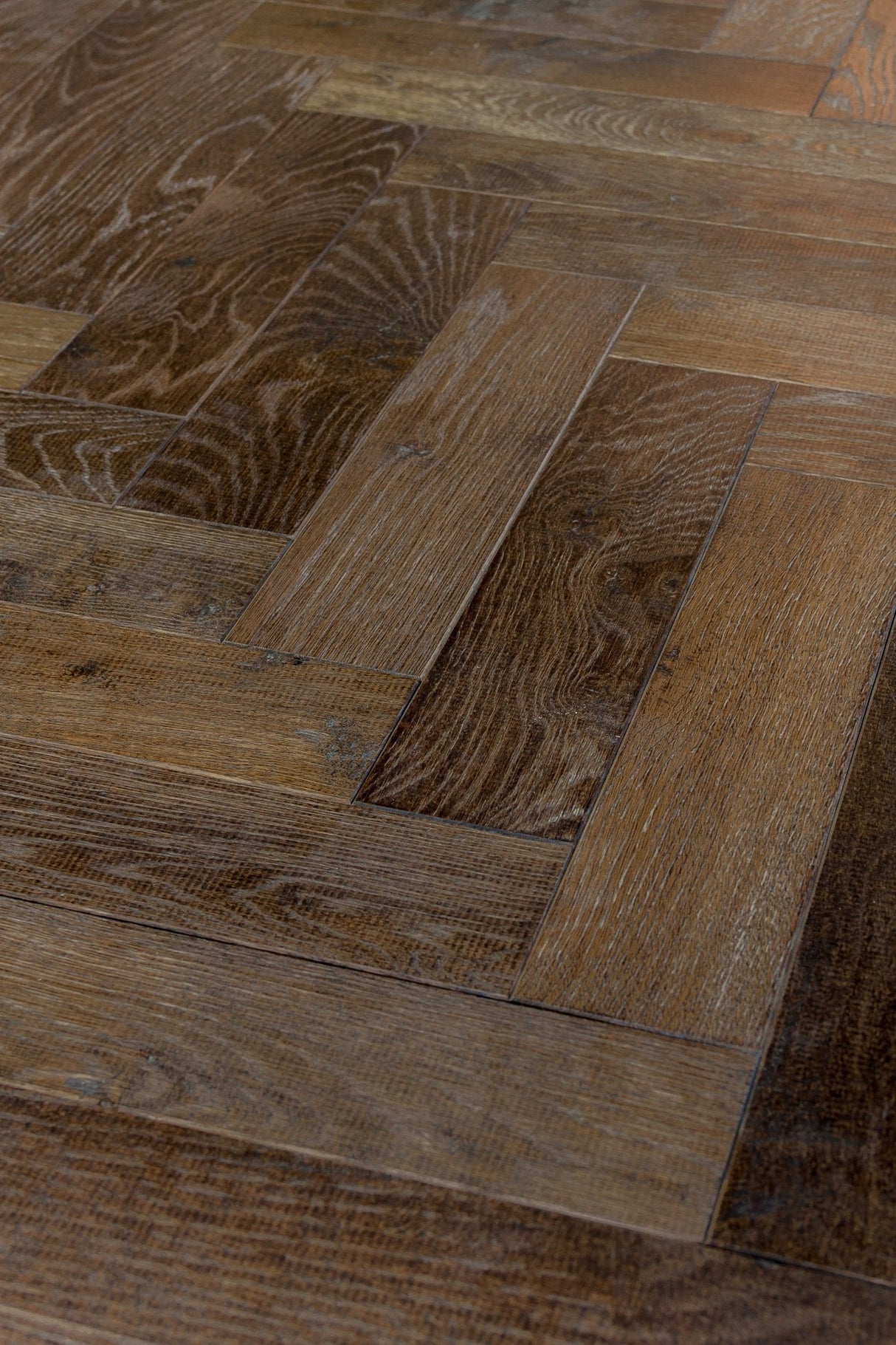 ZB206 Tannery Brown Herringbone (Price Per Pack) - Wiltshire Wood Flooring Supplies