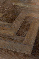 ZB206 Tannery Brown Herringbone (Price Per Pack) - Wiltshire Wood Flooring Supplies